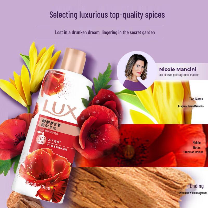 lux Deep Nourishment Shower Gel - Drunken Roland Scent