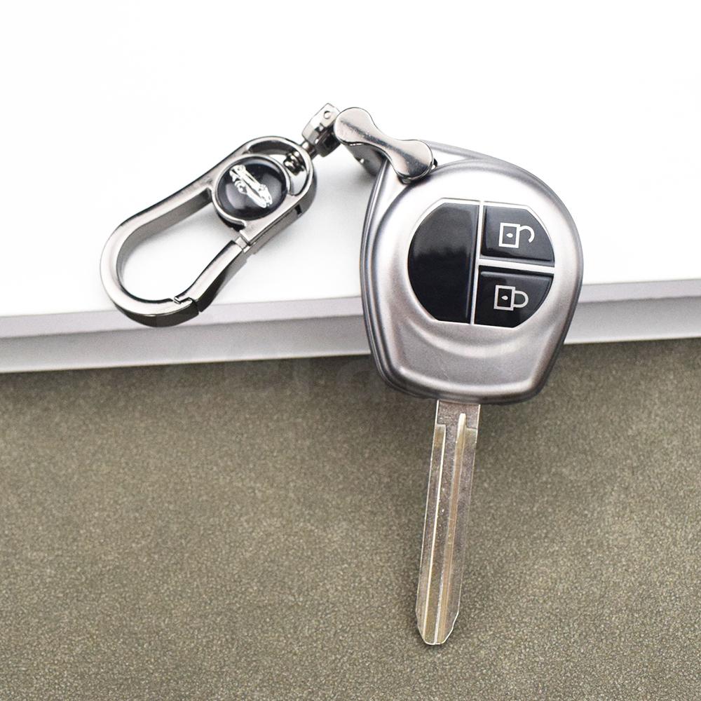 Auto Car Remote Key Case Gun Grey Tpu Shell Fob Holder For Suzuki Swift Sx4 Liana Aerio Jimny Samurai Amagatarai Grand Vitara