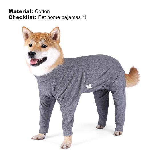 Dog Weaning Suit Elastic Wound Recovery Cotton Four-legged Pet Postpartum Cloth Bodysuit for Puppy