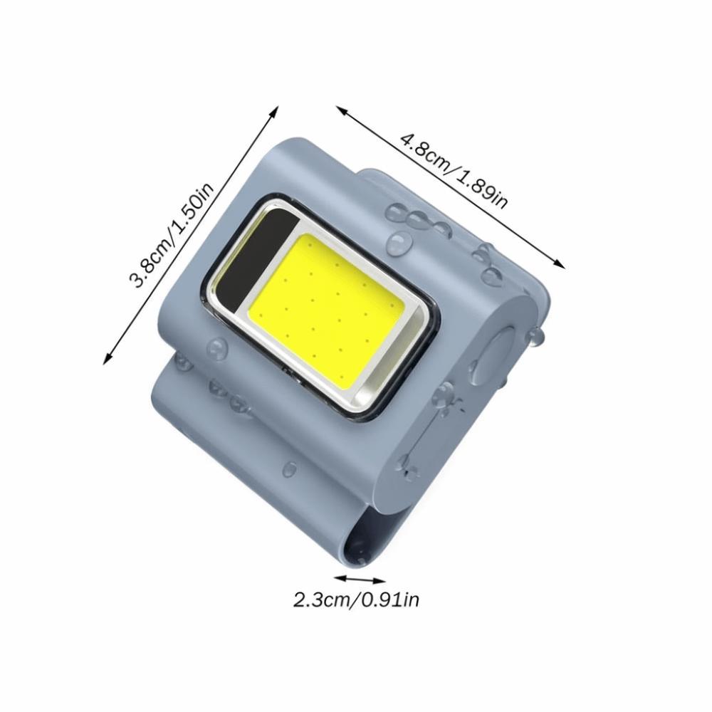 Multifunctional Strong Light Headlamp COB With Magnetic Hat Clip Lamp LED USB Rechargeable Running Head Light Running