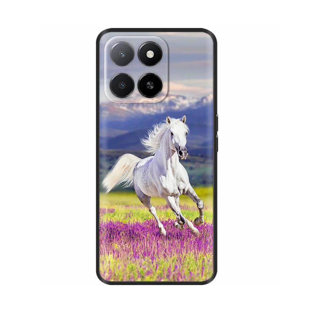 Für Honor X5B Plus Hülle Für Honor X5b 2024 Stoßfest Weiches TPU Silikon Handyhülle Für honorX5B X 5b Capa Cartoon Matt Bumper
