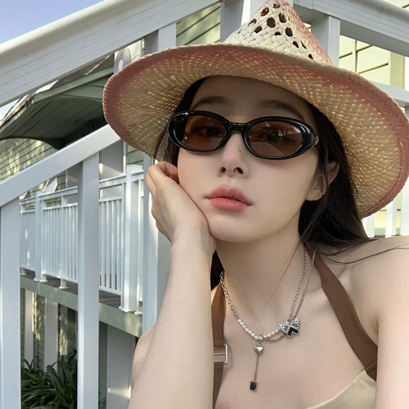 NeoRetro 20300 Hässliche Sonnenbrille C1 Tönung Braun