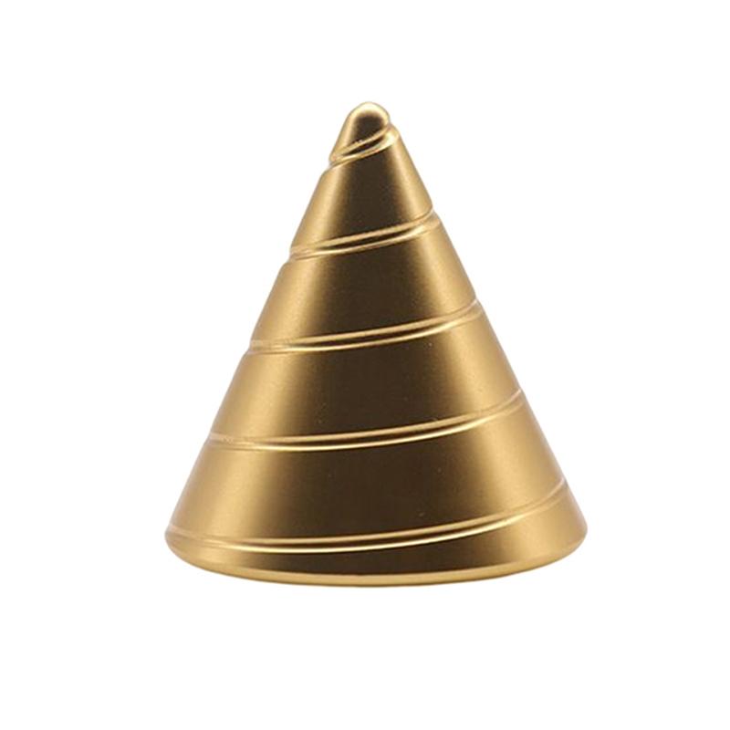 Spiral Cone Fidget Toy Optical Illusion Spinner Metal Kinetic Desk Toys For Office Adults Cool Stuff Stress Relief Gifts