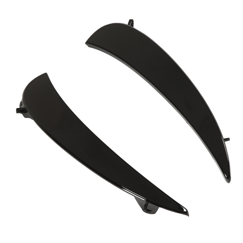 Gloss Black Front Bumper Fog Grille Air Vent Trims Replacement for Benz E‑Class W213 C238 AMG Line Facelift 2021‑2023