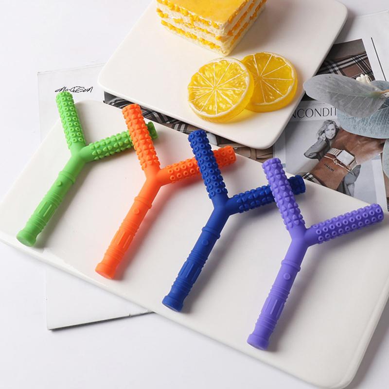 Kid Chewing Tube for Speech Therapy Teeth Massager Autism Sensory Tool Children Oral Muscle Rehabilitation Training Aid