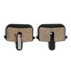 2 Sets Resin Iron Bicycle Brake Pads MTB Bike Disc Brake Pads Mountain Road Bike Quiet Parts Cycling Accessories