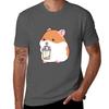 Squishy Hamster Loves Boba TShirt Casual Lightweight Short Sleeve Top