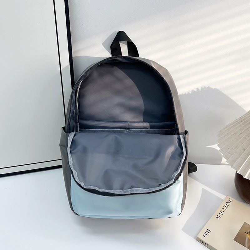 High value backpack Japanese splicing girl college style schoolbag boys and girls high school students junior high school students backpack