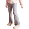 ASK JUNIOR Girls' Floral Knit Casual Pants