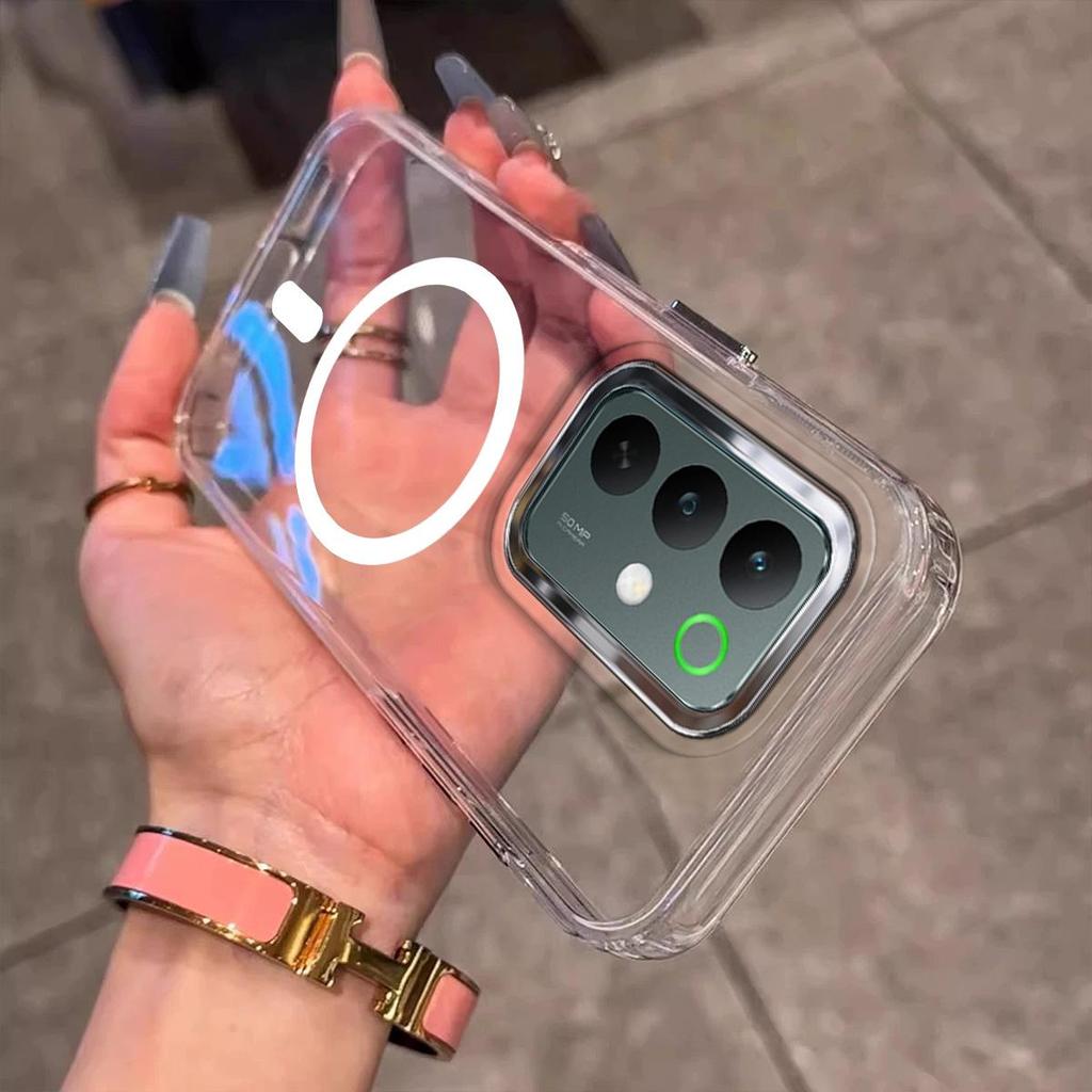 MagSafe Compatible Clear Shockproof Phone Case with Magnetic Ring for infinix ZERO 40 4G 5G