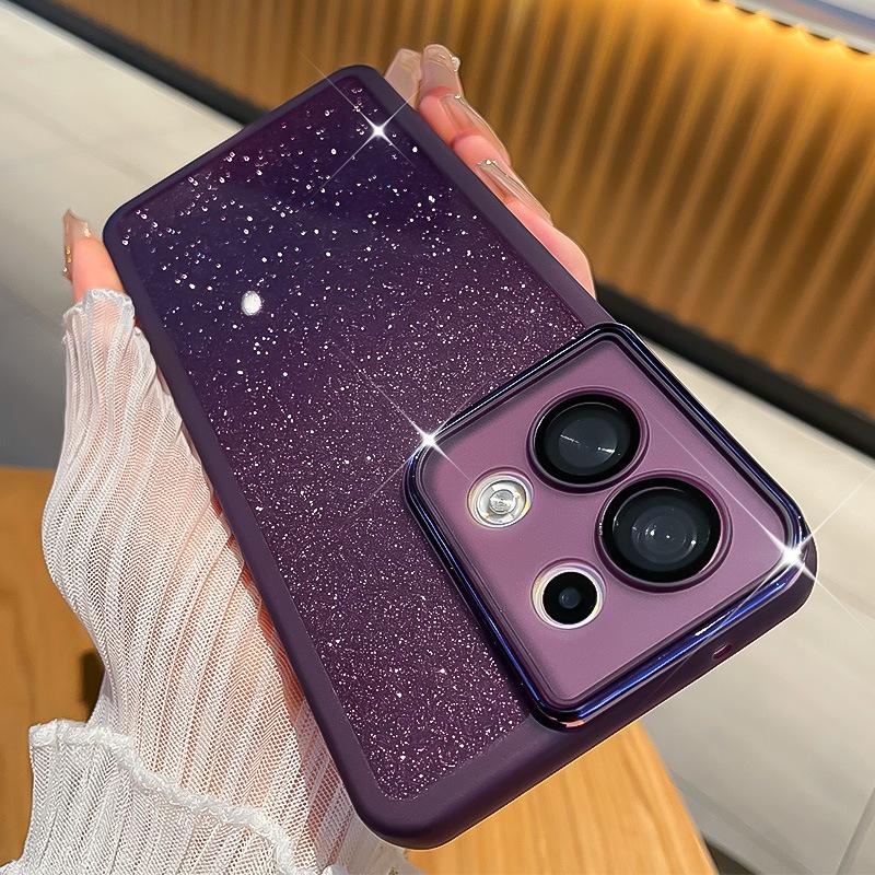 

Ультратонкий блискучий чохол для Huawei Mate 70 Pro Блискуча магнітна кришка для Nova 14 P80 P60 Повний захист Huawei Nova4 фіолетовий