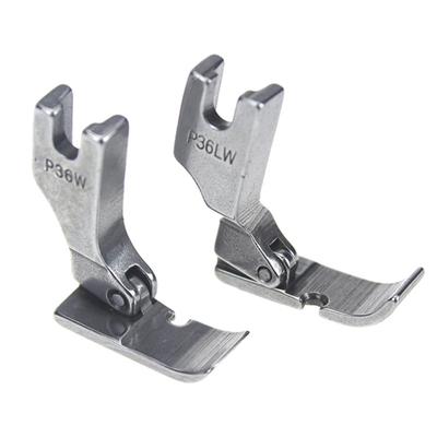 2Pcs Alloy Steel Flatbed Presser Foot Single Side Presser Foot Sewing Machine Accessories for Stitching Left OR Right