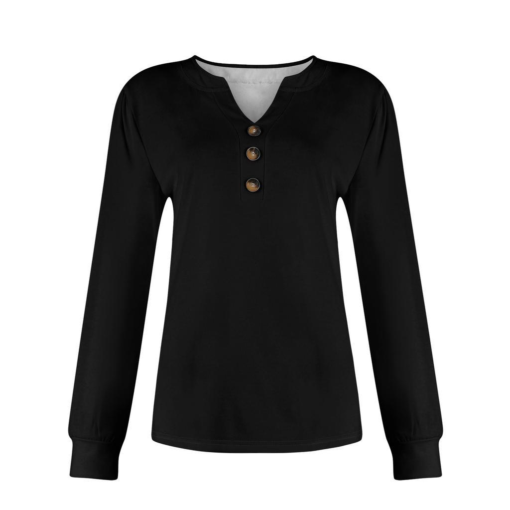 Women's Long Sleeve Shirts Henely Casual Tops Trendy Blouses Cute T-Shirts