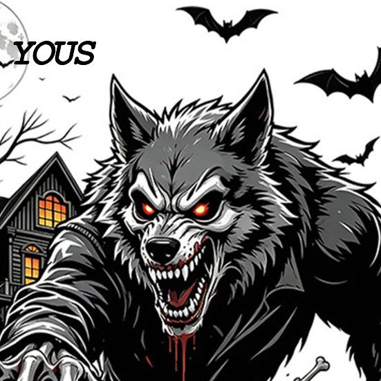 Easy Peel Window Graphics Halloween Spooky Bat Static Clings, Ghost House Glass Stickers, Adhesive-Free Beautification Sets Waterproof Decals for Bar