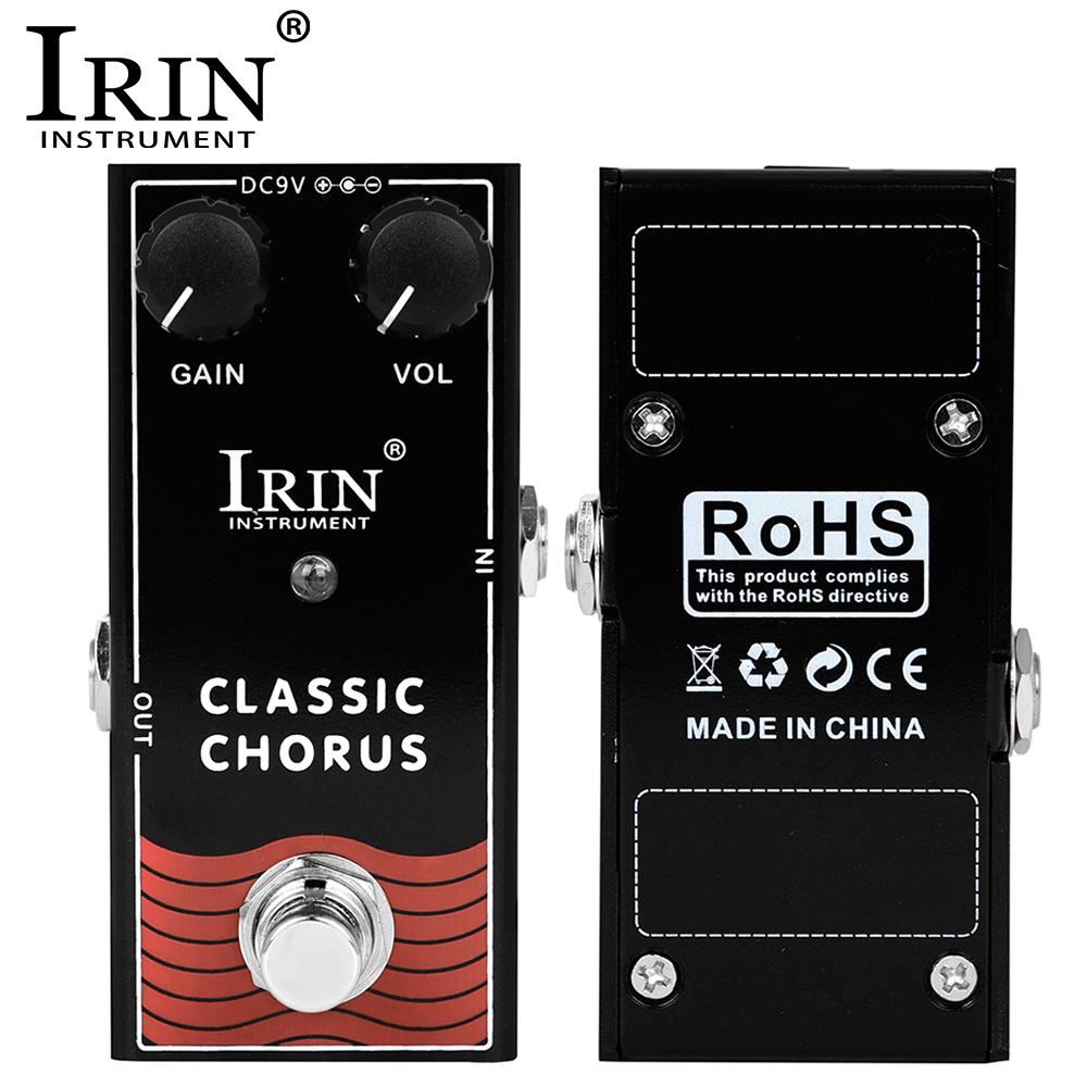 IRIN RF-05 Classic Chorus Guitar Pedal Crisp and Transparent Chorus Guitar Effect Pedal True Bypass Guitar Parts & Accessories