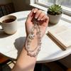 Classic Unicorn Pvc Phone Strap With Pearl Crystal Design For Unisex Use
