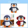 Penguin Plush Toy With Hat And Scarf For Kids Gift And Ocean Aquarium Souvenir