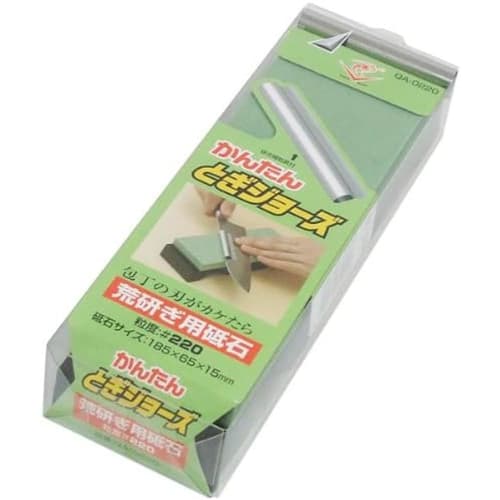 Easy Sharpening Jaws (with sharpening aid) Rough Whetstone with Stand #220 QA-0220