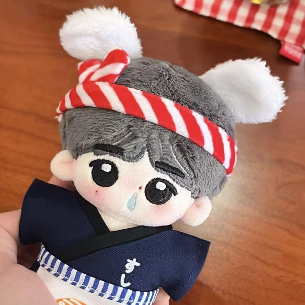 Dress Up Doll Clothes Outfit Sushi Chef Doll Clothes Set 10cm Cotton Doll Clothes  Doll Accessories