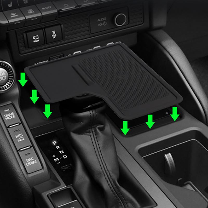 Car Organizer Storage Box Tray Anti-Slip Mats For Toyota Prado Land Cruiser LC250 2024+ Interior Accessories