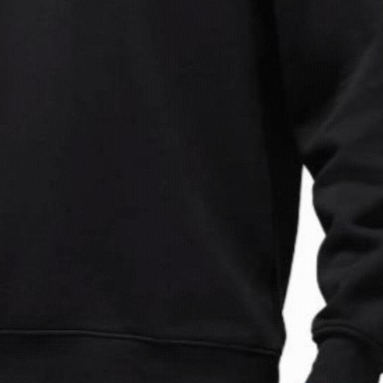 Jordan Essentials Fleece Crew Pullover Sweatshirt Black Men Streetwear DQ7520-010