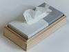 Urakami Kiri Kogei Paulownia Wood Tissue Box, Natural Wood, Made In Japan