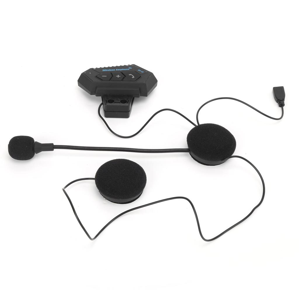 Wireless Bluetooth Helmet Headset HandsFree Call Hifi Sound AntiInterference for Motorcycle Riding