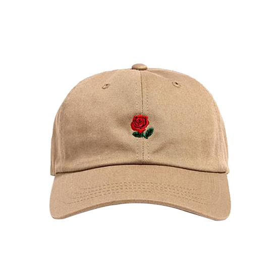 Rose Flower Embroidered Outdoor Snapback Hip Hop Men Women Baseball Cap Hat