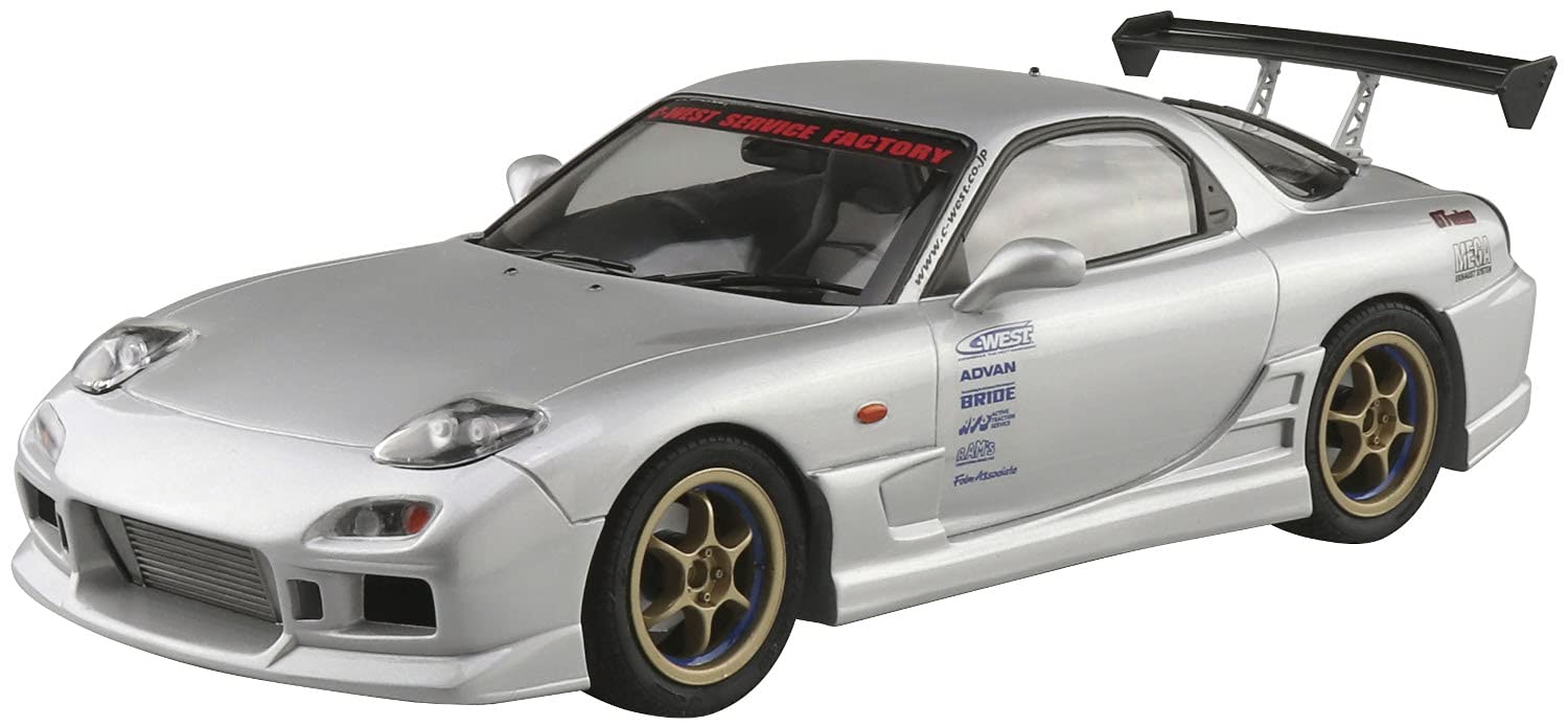 

Aoshima Bunka Kyozaisha 124 The Tuned Car Series No.69 Mazda C-WEST FD3S RX-7 1999 Plastic Model