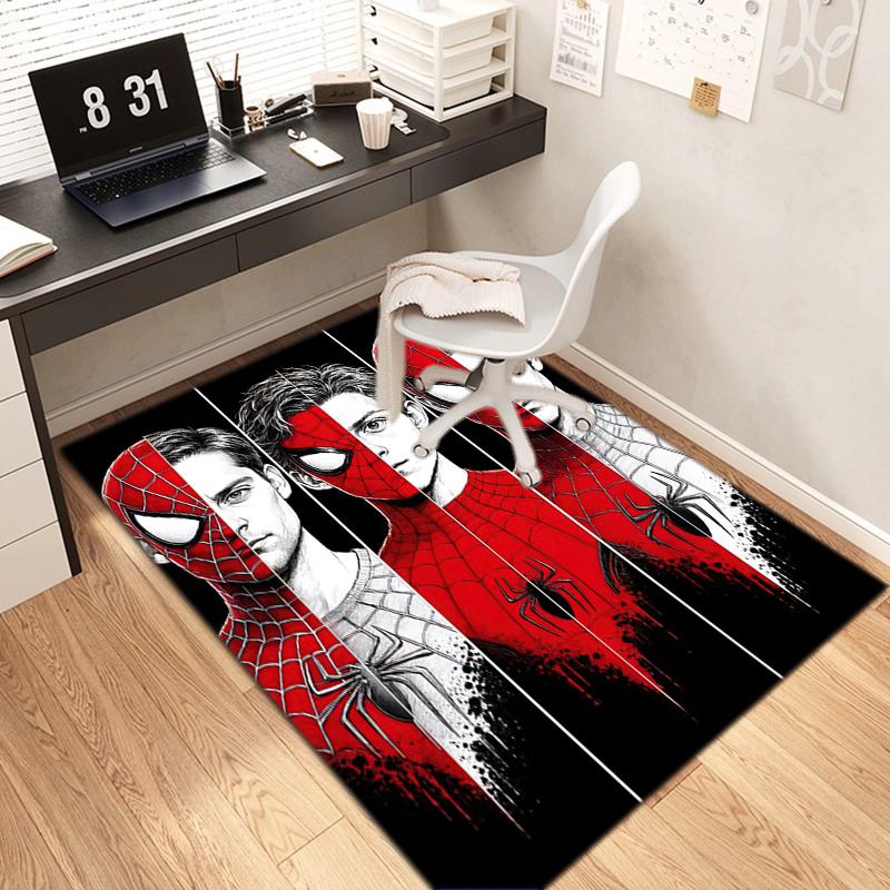 1PC Spider-Man Rug - home decoration Carpet For Living Room Bedroom Flooring Computer Chair Area Rug