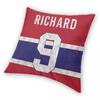 Richard Maurice Ice Hockey Pillowcase Polyester Linen Velvet Creative Zip Decorative Throw Pillow Case Sofa Seater Cushion Cover