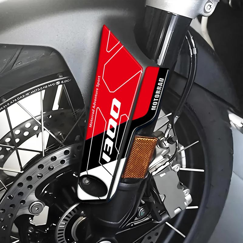 Motorcycle Front Fender Shock Absorber Protection Stickers Decal Waterproof 3D Resin Kit For BMW R1300GS And R1300GS Adventure