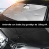 Car Windshield Sun Shade Umbrella Foldable Sun Shade Car Sun Visor Protector Reflector, Fit Most Vehicle