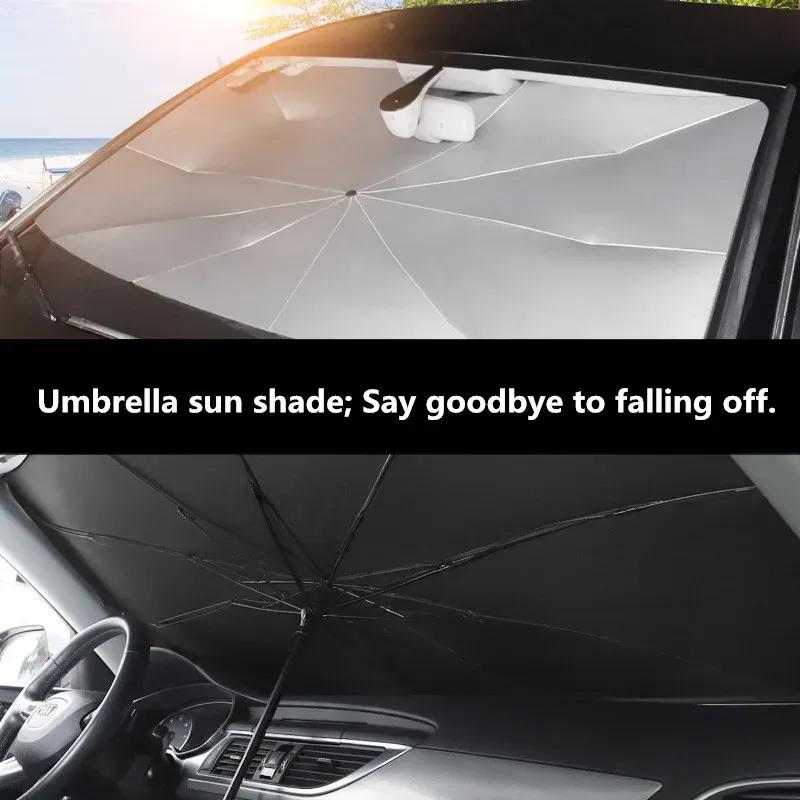 Car Windshield Sun Shade Umbrella Foldable Sun Shade Car Sun Visor Protector Reflector, Fit Most Vehicle