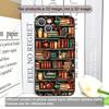 Christmas Decorations Bookshelf Book Print Phone Case for IPhone 16 12 11 14 13 15 Pro Max Mini X XS XR SE2 7 8 Plus Soft Cover