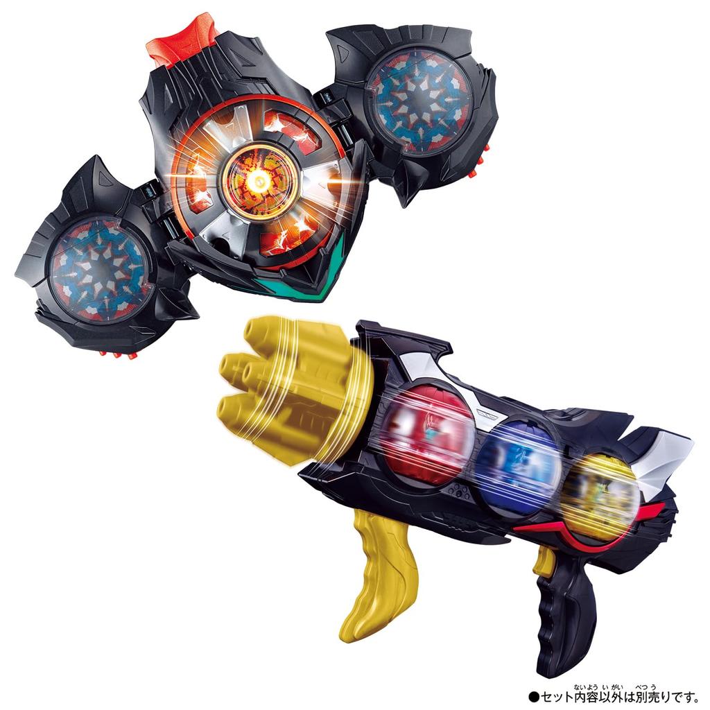 [BANDAI] [Bandai Kamen Rider Zets DX Triple Zetszer & Dual Mea Capsule Set (Ages 3 and up)]