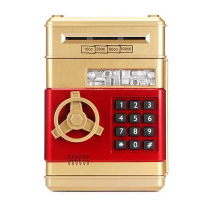 ATM Piggy Bank Password Electronic Money Saving Coin Bank Toy Gift for Kids Boys Girls Luxury Gold