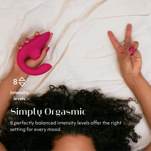 Womanizer Blend Vibrator That Provides Dual Stimulation, Pleasure Air That Stimulates the Clitoris, Vibration To the G Spot and Suction To the Clitori