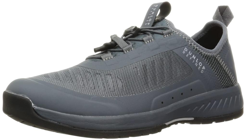 Dunlop Refined DA7012 Breathable Urban Outdoor Dark Size Cm Men's Quick-Drying, 2-Way Sandals/Water Shoes, Sneakers, Gray, 28.0