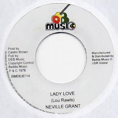 

7inch Record NEVILLE GRANT - Lady Love BMDEB714 D.E.B. Music Reggae, Ska & Dub Used