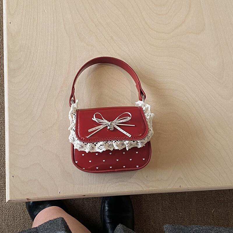 OGAR 2026 Cute Girls  Bowknot Mini Crossbody Handbag Crossbody Bag