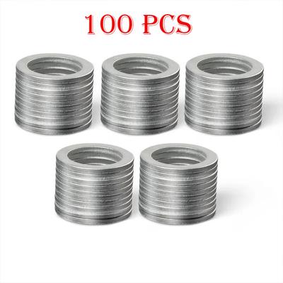 100Pcs 9956-41-400 Oil Drain Plug Crush Washer Gaskets 14x20x1.5mm For Mazda M14 Car Accessories 995641400