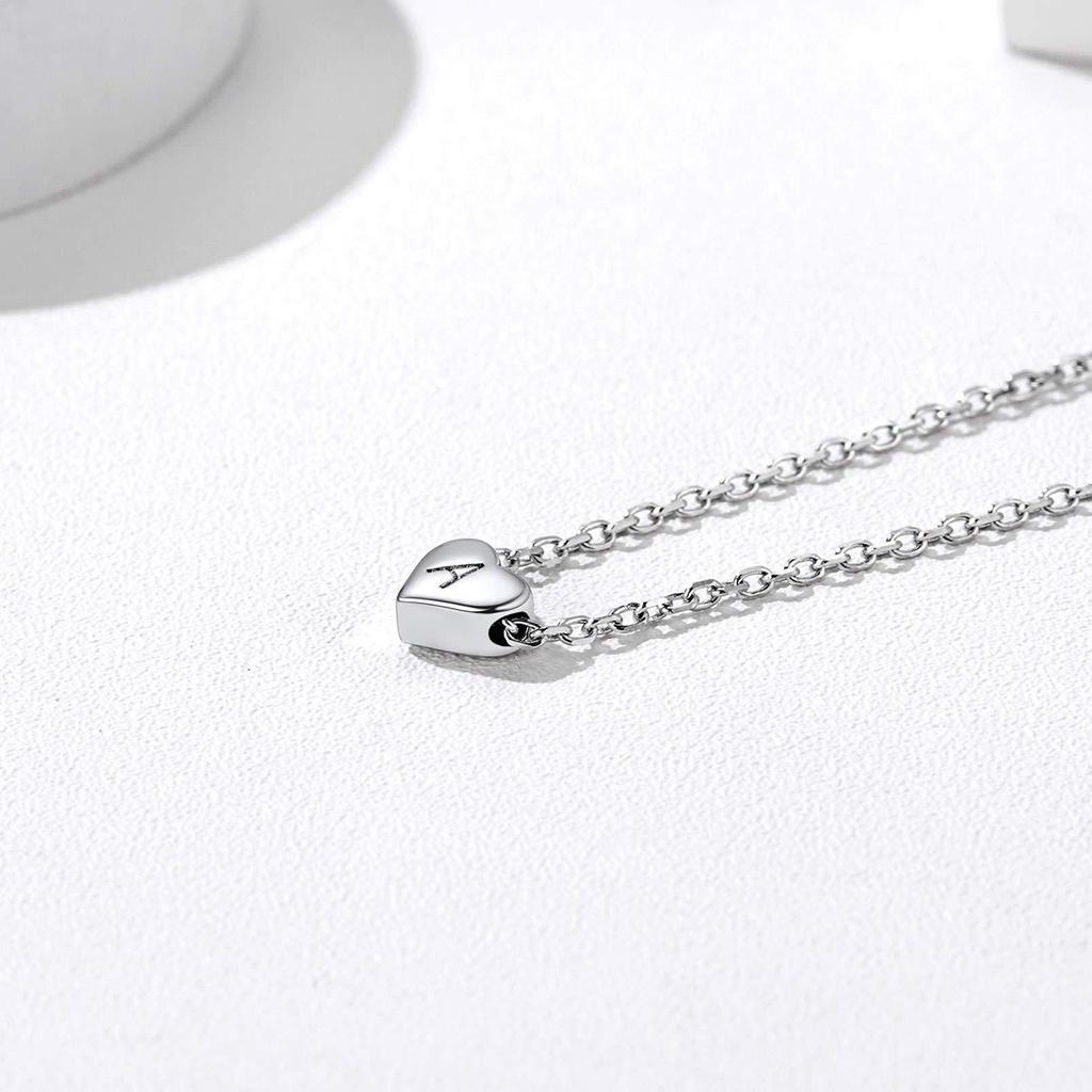 Initial Heart Bracelet Náramky 925 Řetízkové náramky pro ženy dospívající dívky – písmeno A