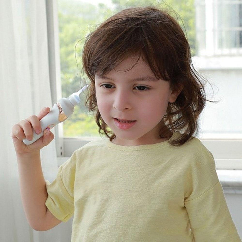Safe Vibration Electric Ear Pick Soft Ear Spoon Head Ear Cleaner Remover for Home