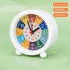 Children Time Teaching Early Learning Desktop Alarm Clock Silent Wake Up for Bedroom Living Room Daily Use