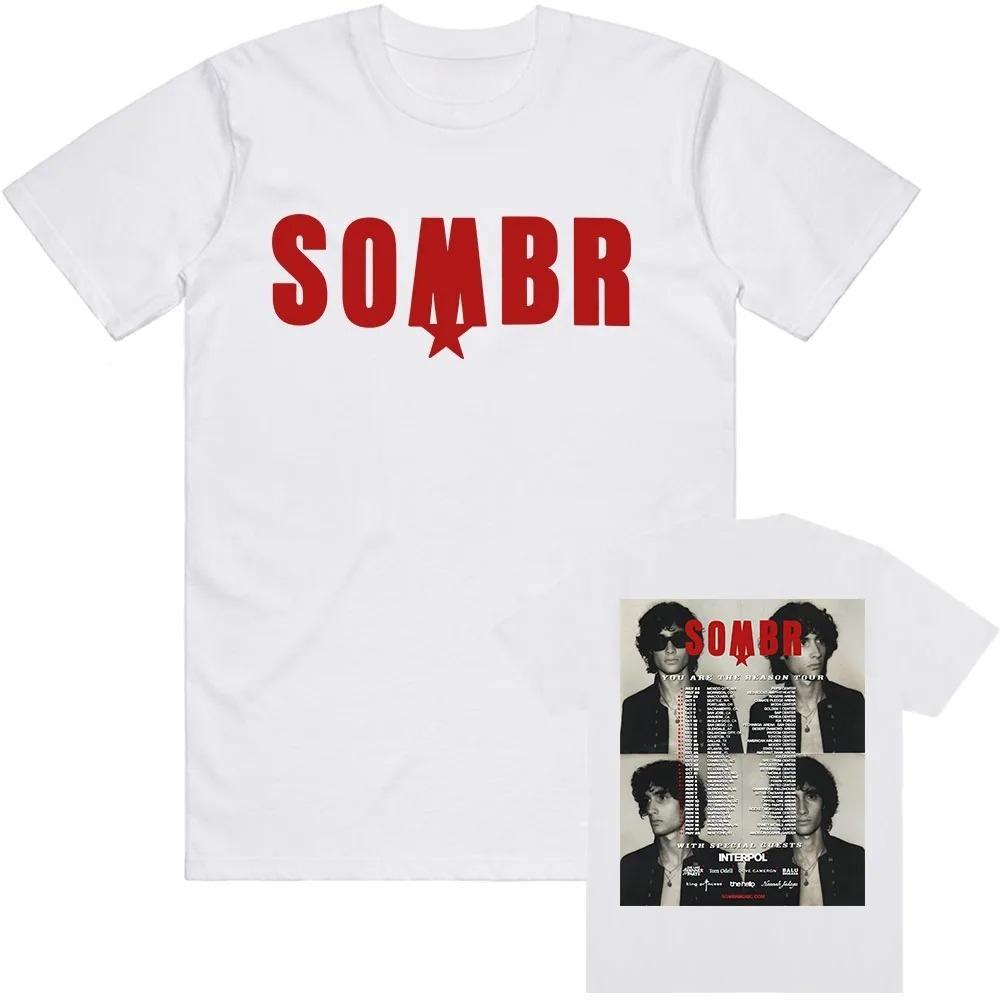 2026 Heißer Verkauf Sommer Mode Trendig Baumwolle Unisex Y2k T-Shirt Sombr Du Bist Der Grund Tour 2026 T-Shirt Oversized Mode Tour Tee Fans Geschenke