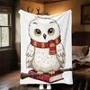 1 Stück Eulen-Zauberbuch Outdoor Flanell-Kuscheldecke für alle Jahreszeiten, weiche Wärme, Heimdekoration 1031159