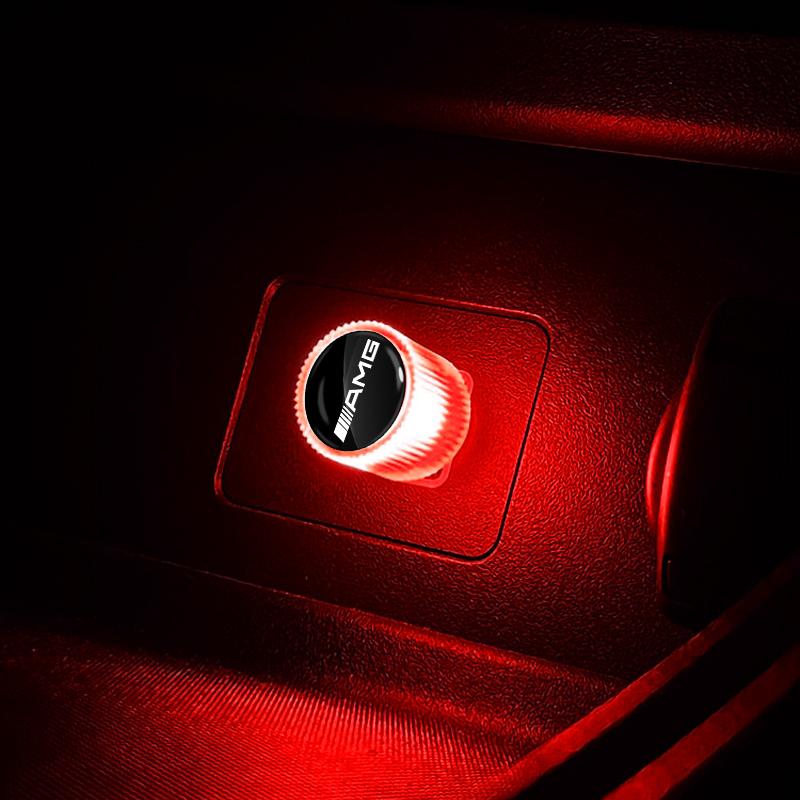 

1Pcs USB Car LED Light Auto Interior Atmosphere Light Car Emblem Styling For Mercedes Benz AMG W212 W205 W246 W177 W176 W213 GLC GLE GLS ML Welcome