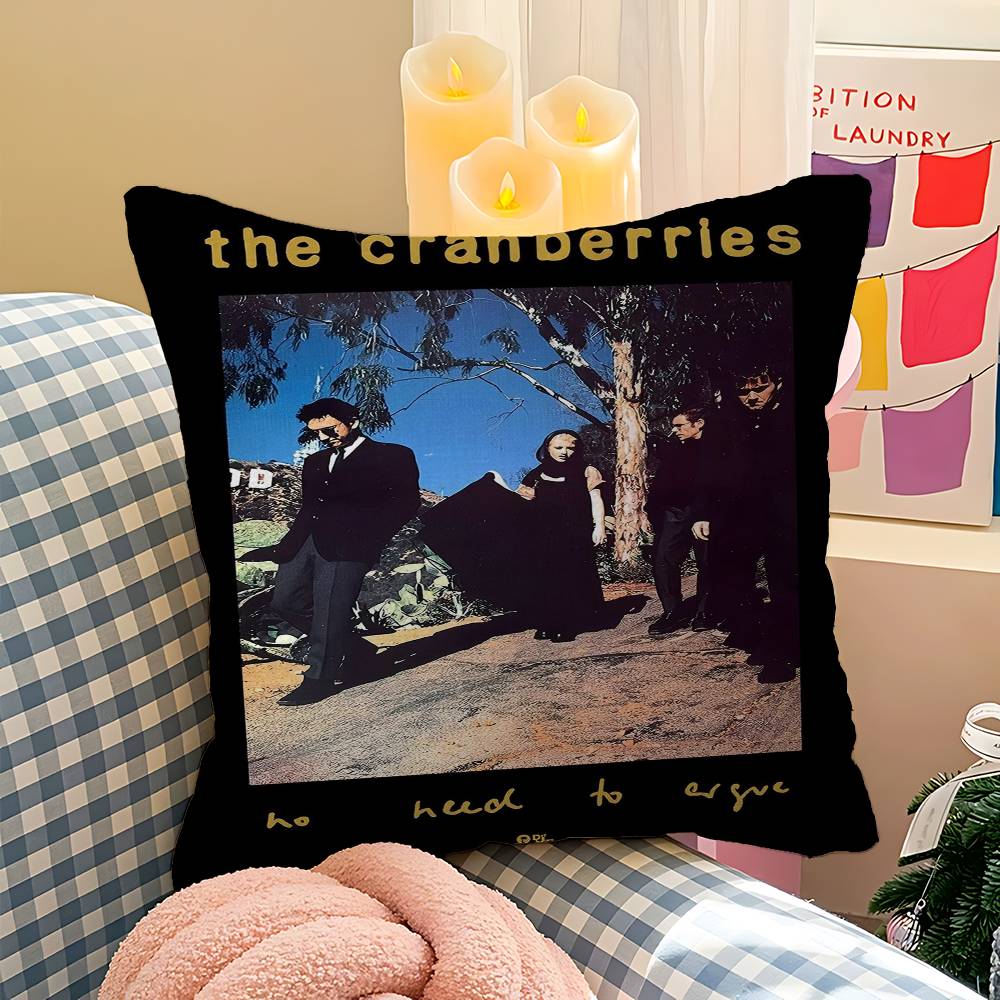 Poszewka na poduszkę z motywem zespołu The Cranberries Personalizowana poszewka na poduszkę do pokoju dziecięcego Dekoracja na dziką imprezę Poszewka na poduszkę Prezent na urodziny dziecka Baby Shower