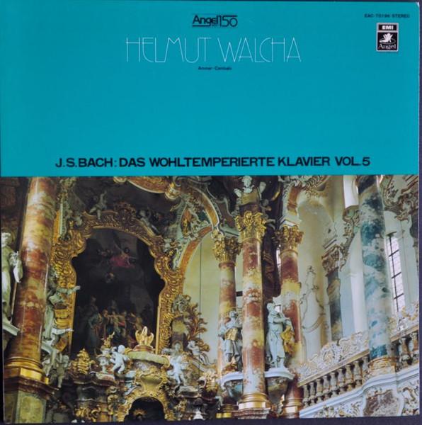 LP Record HELMUT WALHA - Bach Prelude and Fugue No.16-24 EAC70196 ANGEL - Japan Obi Classical Used